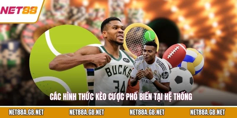 Các hình thức kèo cược phổ biến tại hệ thống